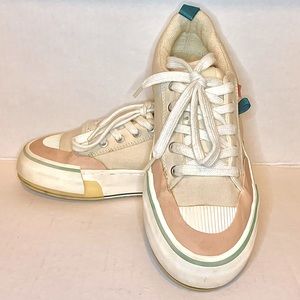 ZARA KIDS PATCHES COTTON SNEAKERS MULTI-COLOR